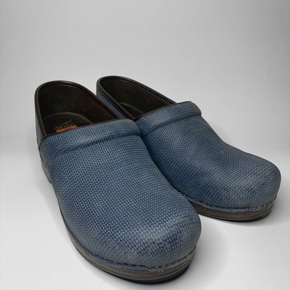DANSKO PRO XP KNIT NUBUCK 42 Clog Professional Blue Shoes